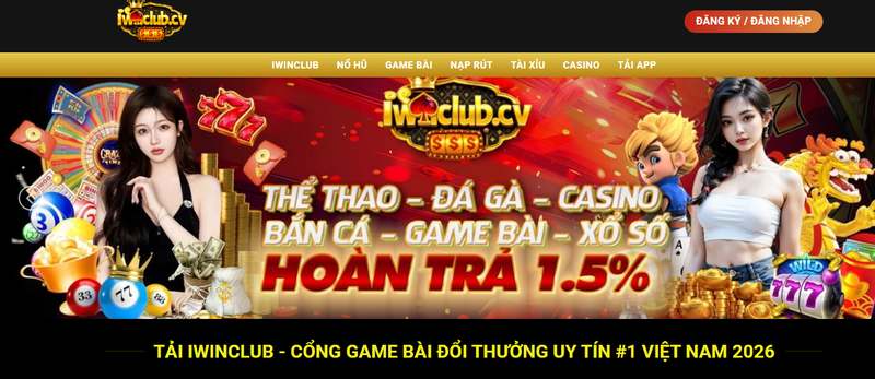  iWinClub là cổng game trực tuyến tích hợp nhiều thể loại giải trí trên cùng một nền tảng 